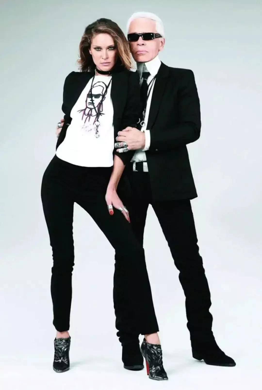 h&m的第一个合作系列就出了老佛爷karl lagerfeld