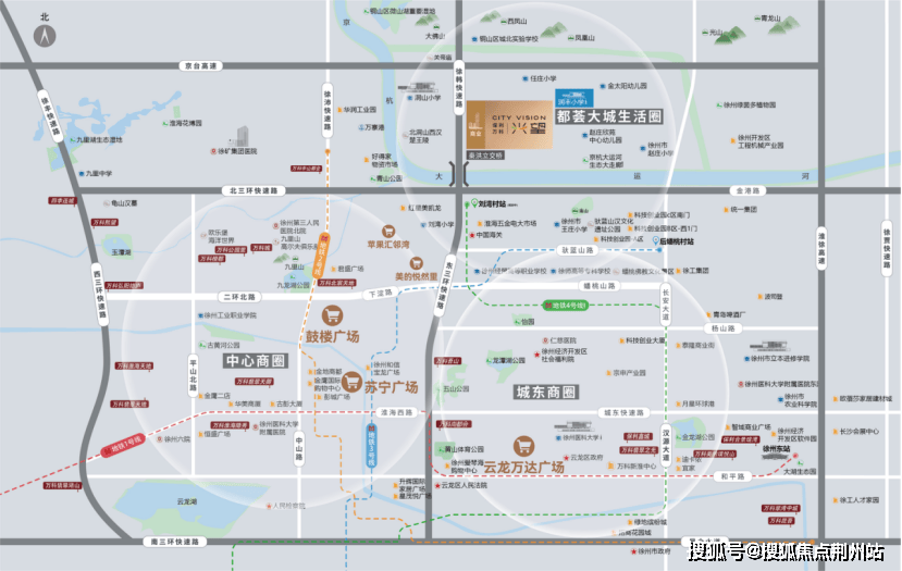 以共兴城市的愿景,项目自带繁华商业中心,将引入丰盛业态.