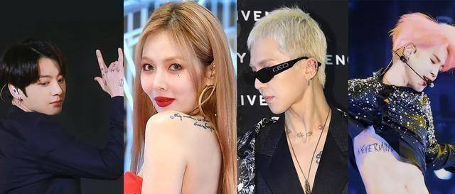 韩星爱刺青但这些图案的意义是什么是代表粉丝理想爱