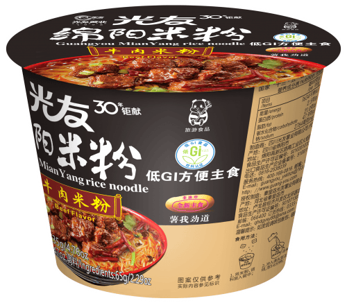 光友绵阳米粉低gi健康主食,引领米粉健康新潮流!