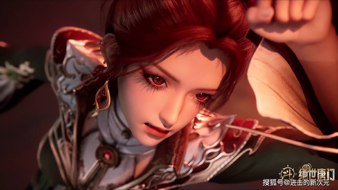 原创马小桃邪魂师新模曝光散发红瞳美翻玄老束手无策雨浩救下她