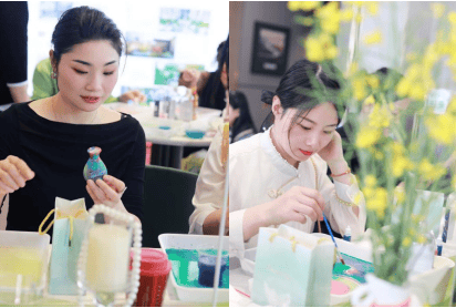 灵魂有香气的女子香蜜会宁波非遗手艺活动_水拓_丝巾_成长