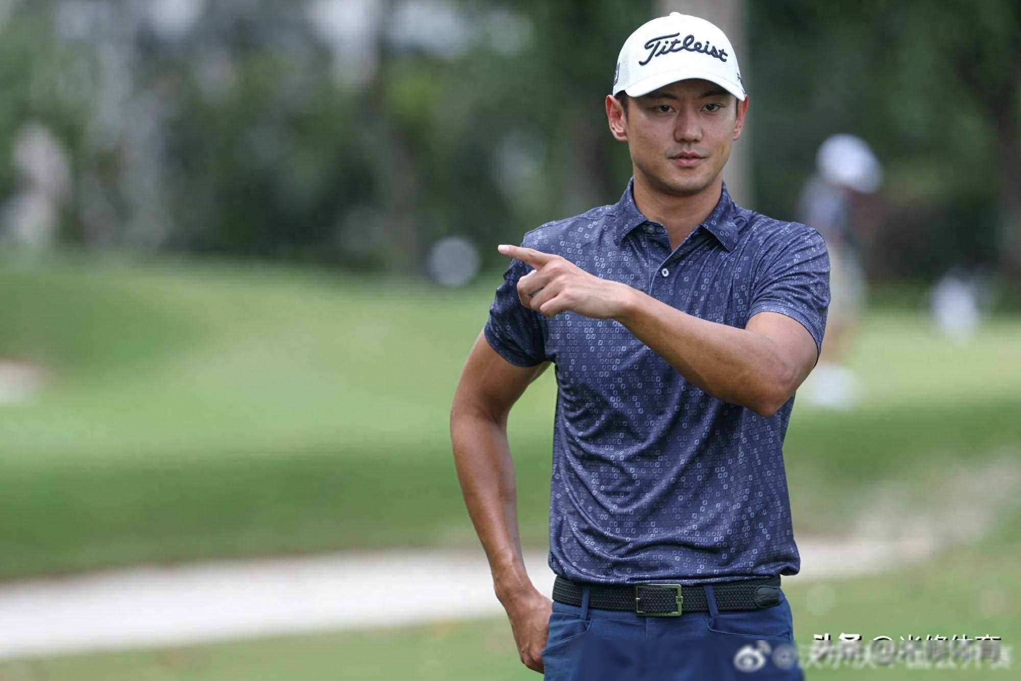宁泽涛参加职业高尔夫赛偶遇奥运选拔赛,陷入短暂恍惚