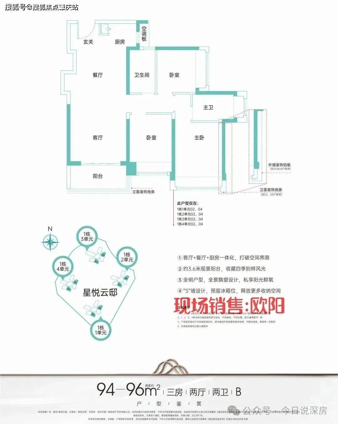 一文读懂(大浪-星河星悦云邸)户型实测,户型图,价格,朝向,优缺点