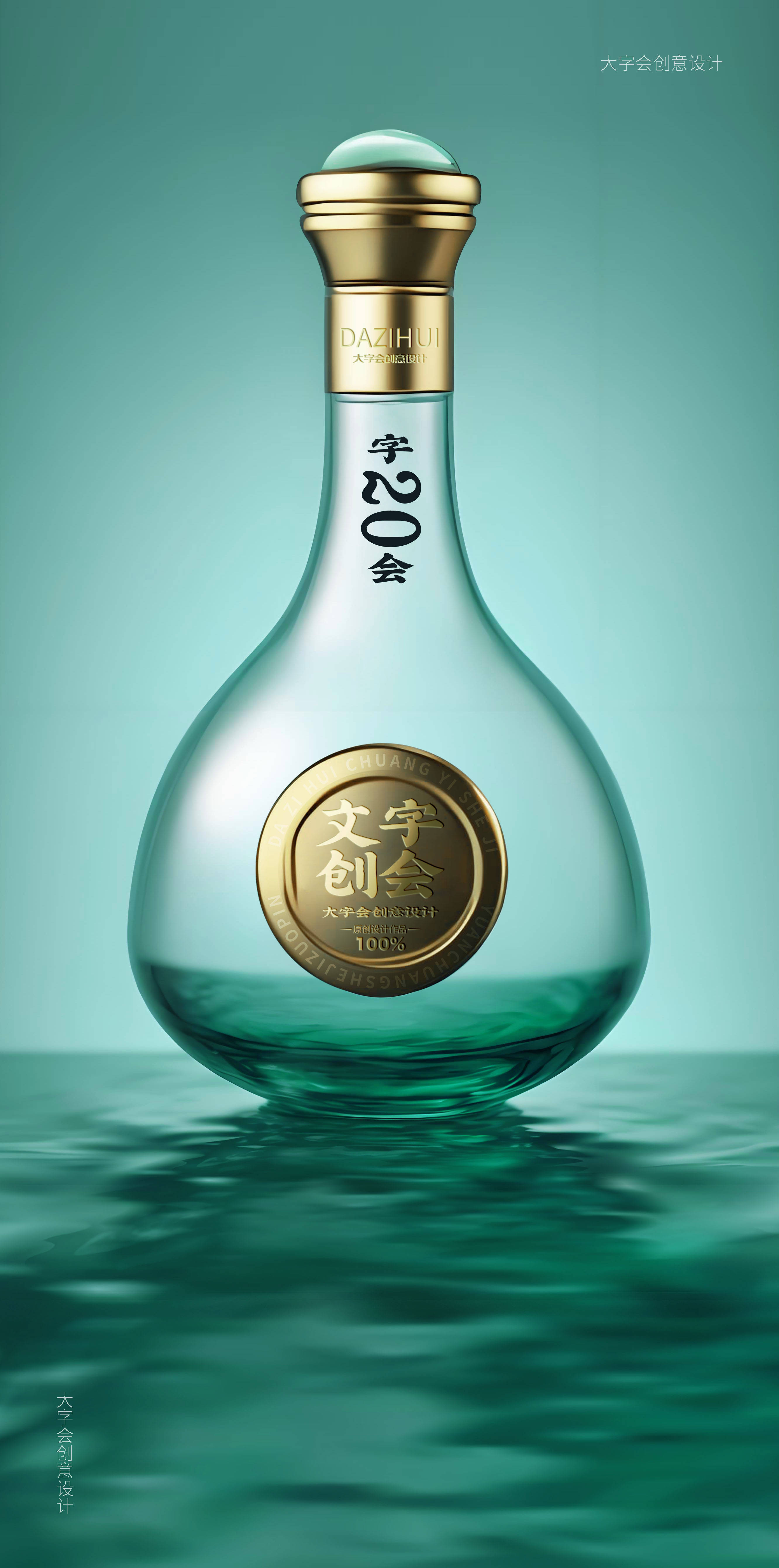 新中式文创白酒包装设计.北京大字会创意设计