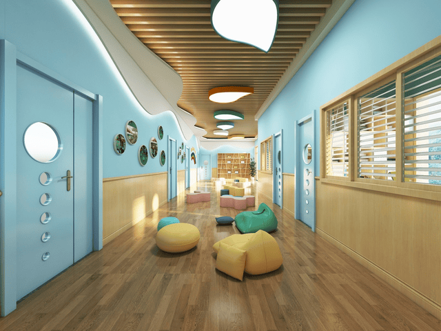 幼儿园装修设计,幼儿园室内设计,幼儿园室外活动区设计,托儿所装修