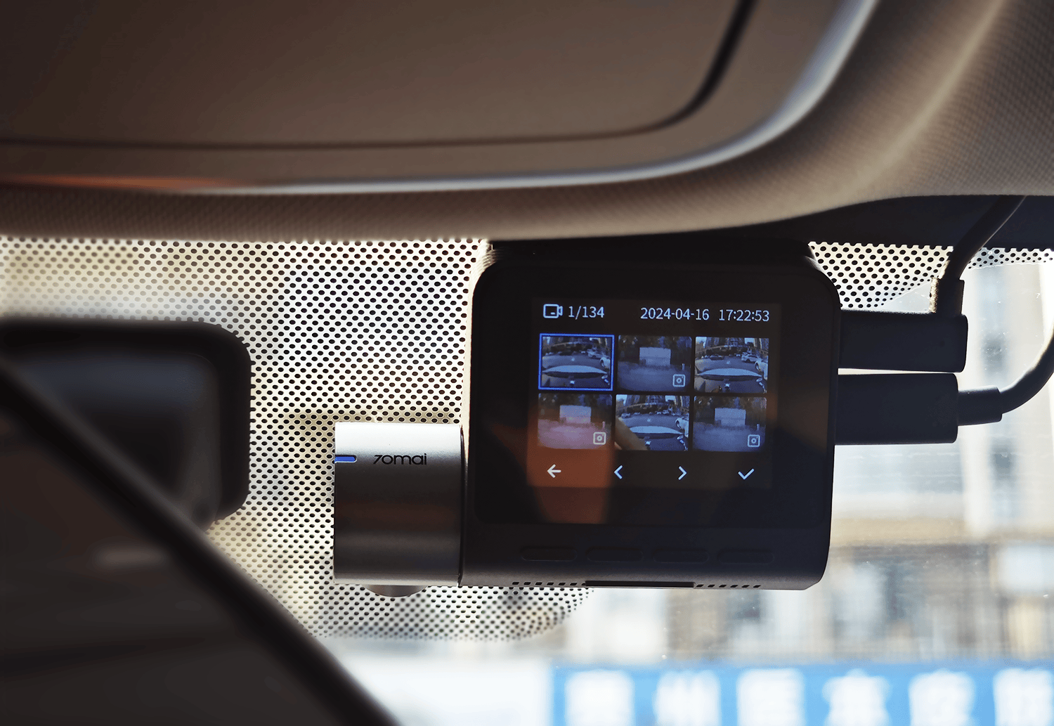 真暗夜之眼,3K高清画质+前后双录,70迈智能行车记录仪A510评测