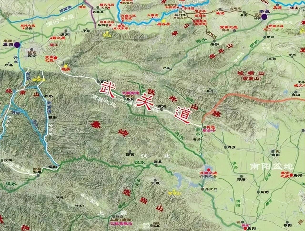 秦国出武关对楚国的威胁有多大?竟修筑军事重镇析邑和楚长城防御