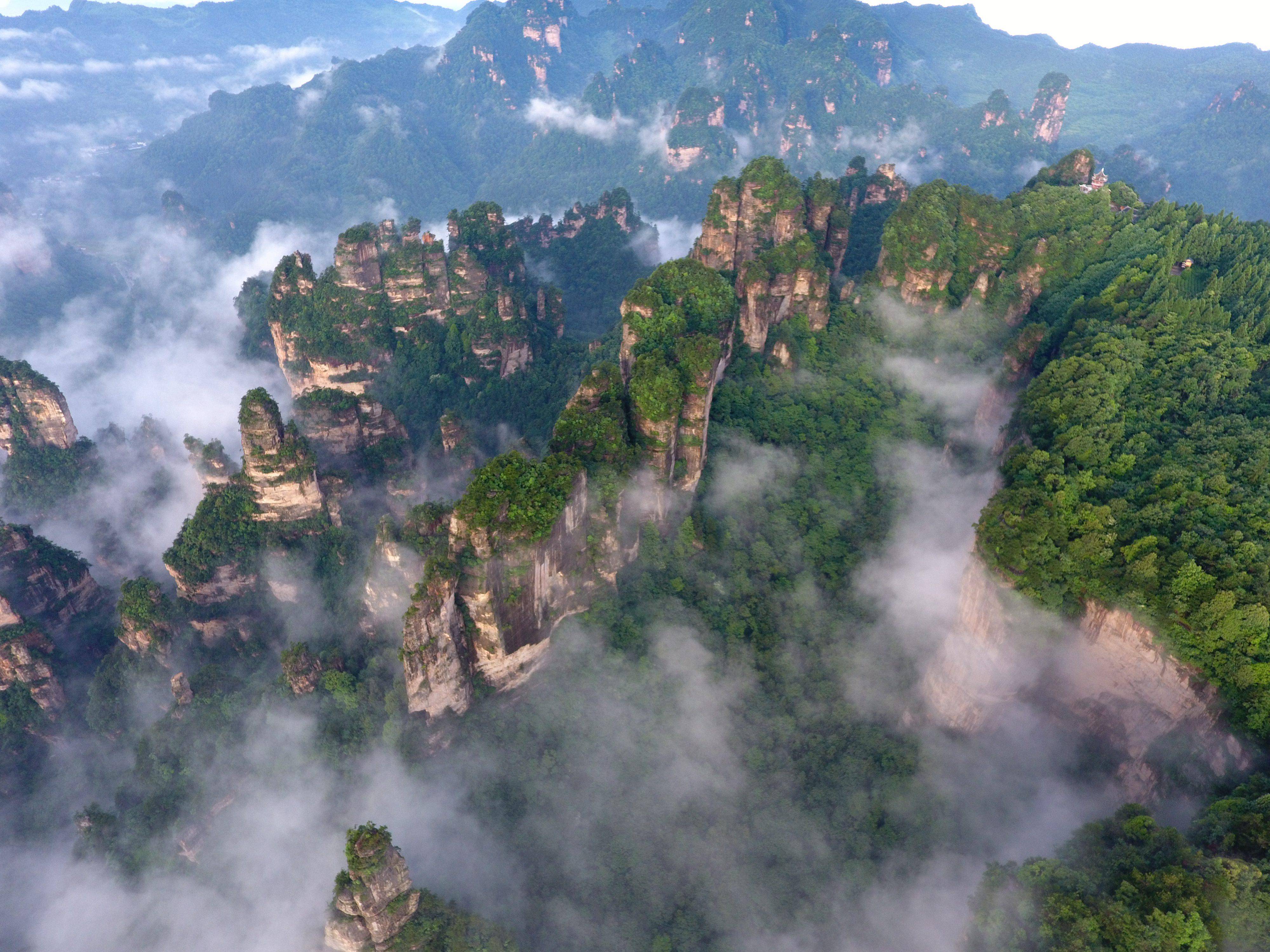 张家界风景图真实图片