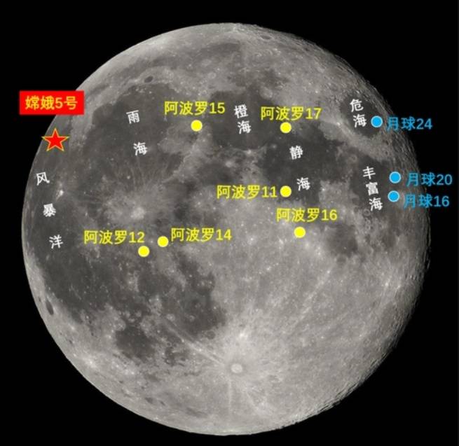 中国登月时间图片