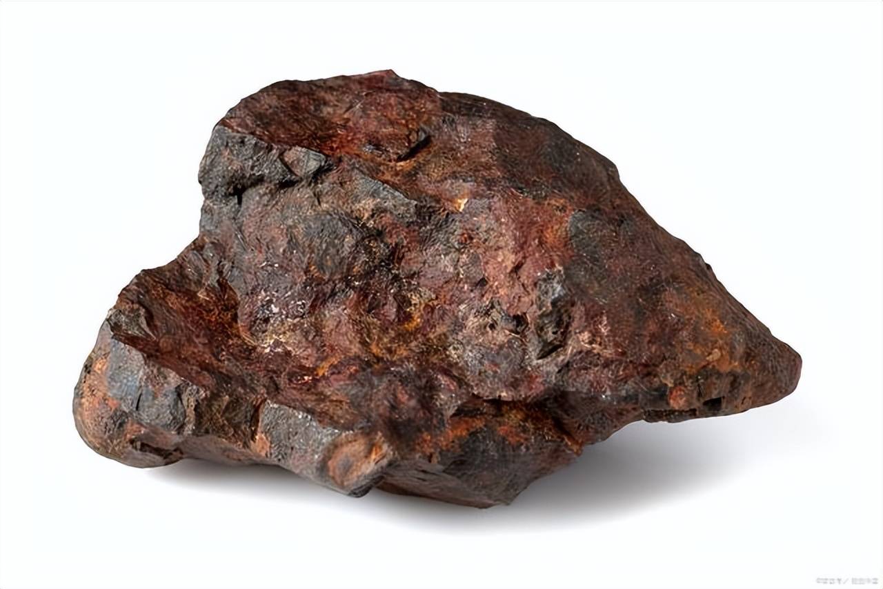 这是含有氢氧化铁的矿石,它是针铁矿和磷铁矿两种不同结构矿石的统称