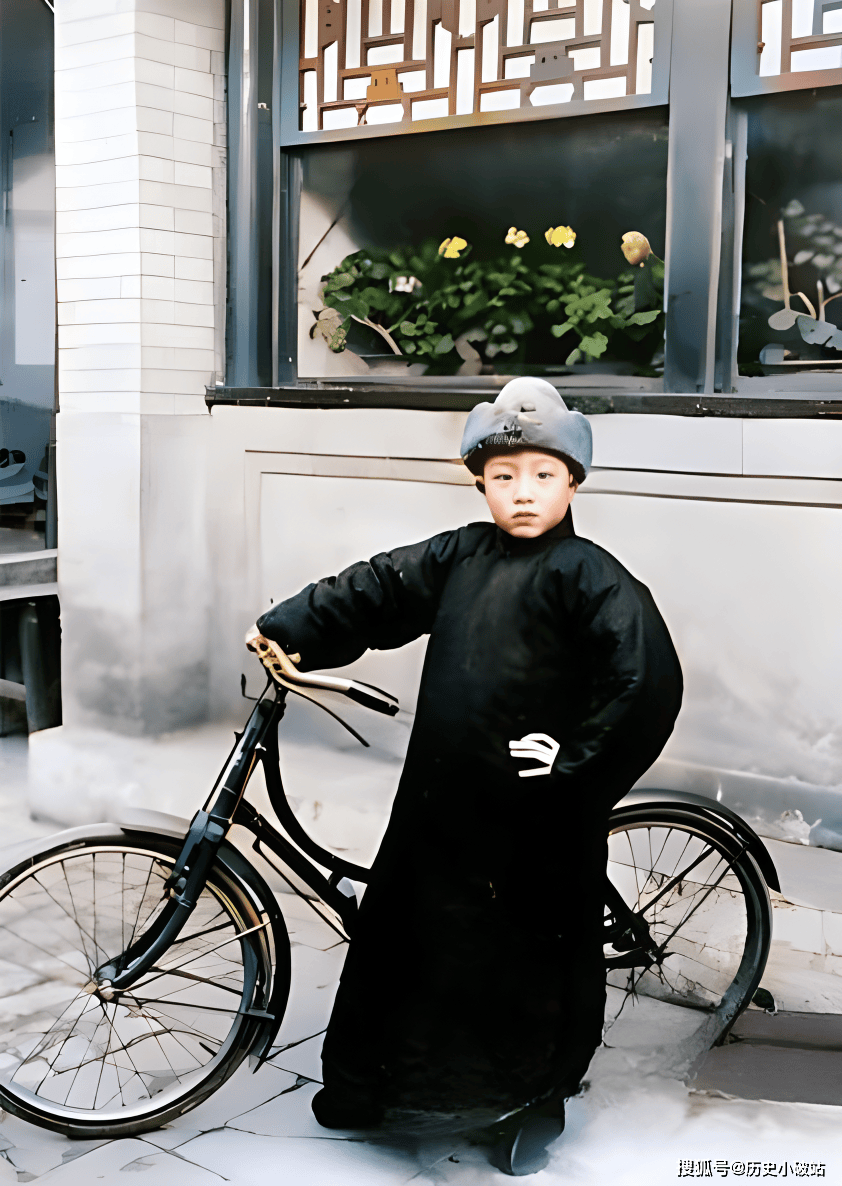 清末彩色老照片:川岛浪速与善耆合影;光绪帝真实照片;"官屠"岑春煊