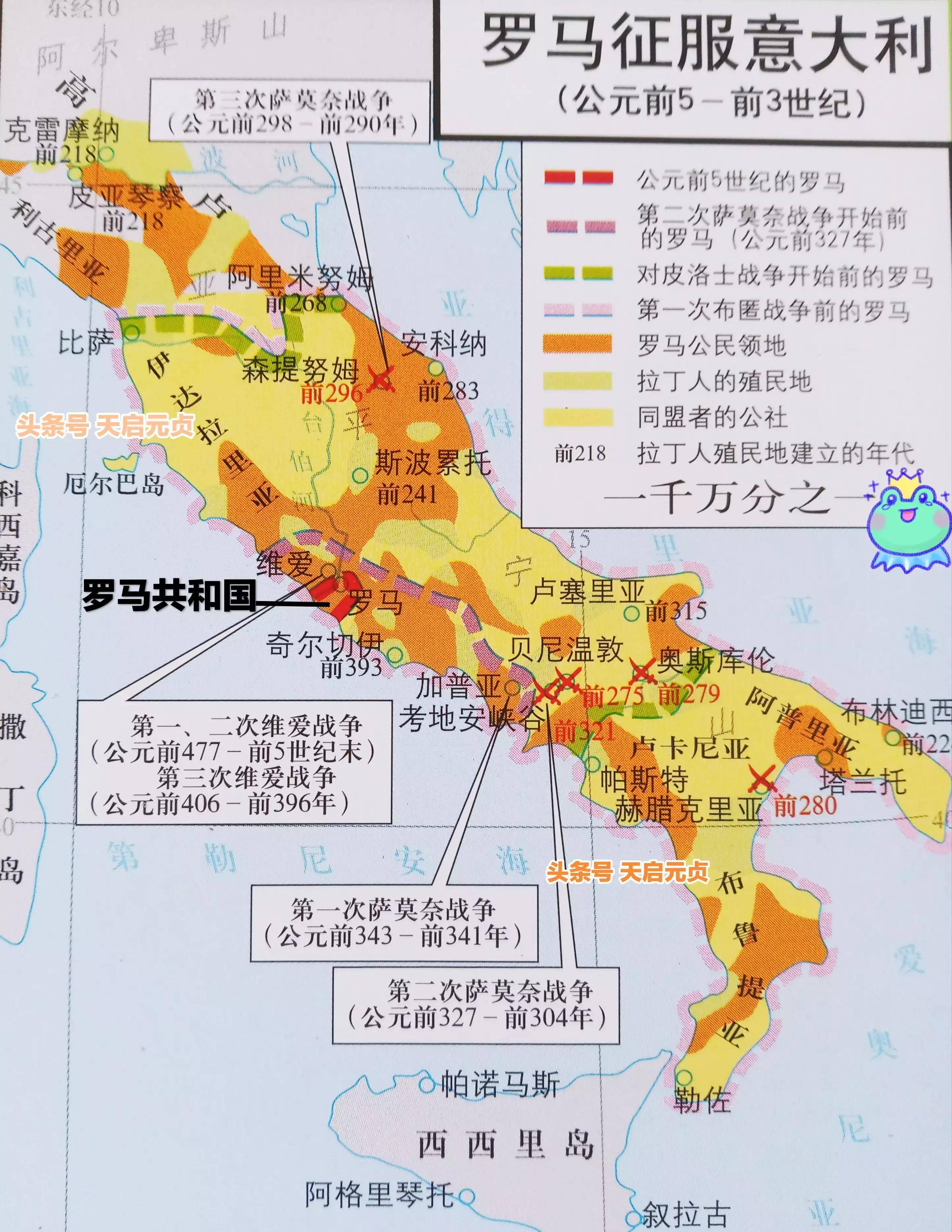 东西罗马地图图片