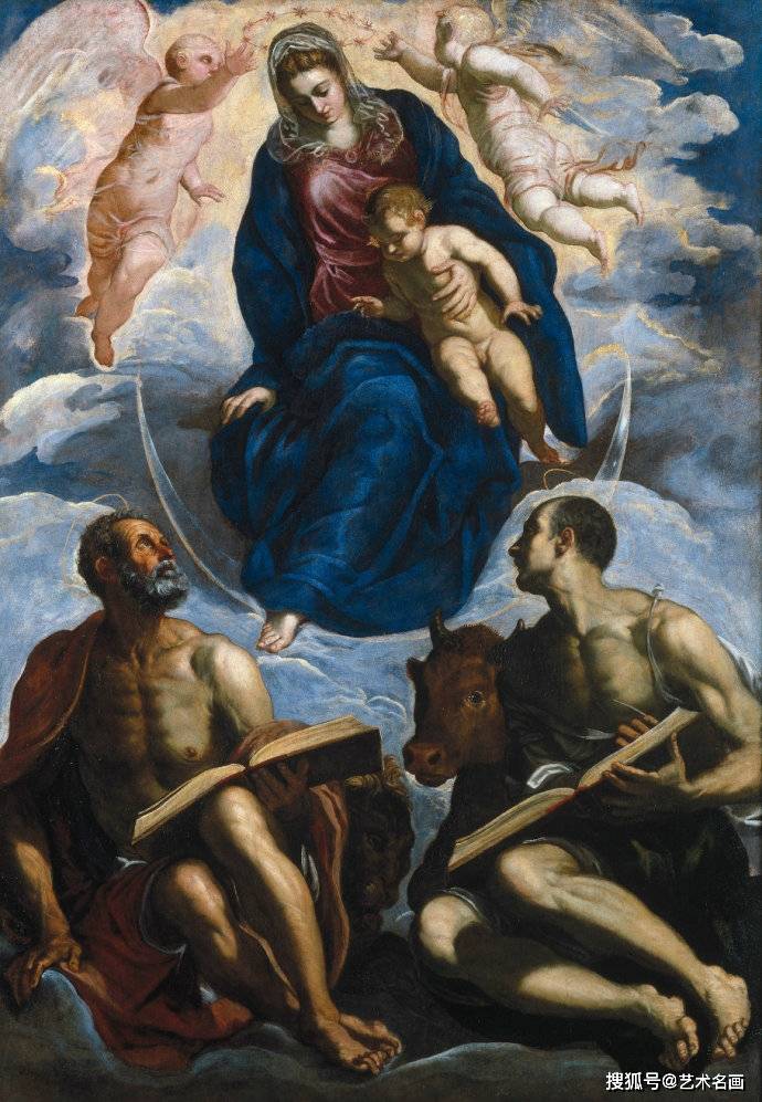 西方文艺复兴时期绘画大师丁托列托绘画作品︱艺术名画