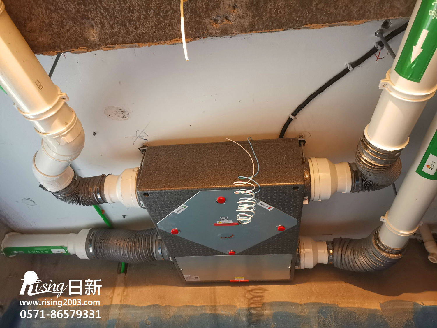 安装中央新风系统如何更好的降低噪音?【日新环境】