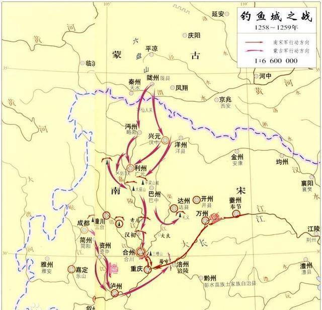 窝阔台死后,蒙古帝国又经历了贵由和蒙哥两任大汗进行了第三次西征和