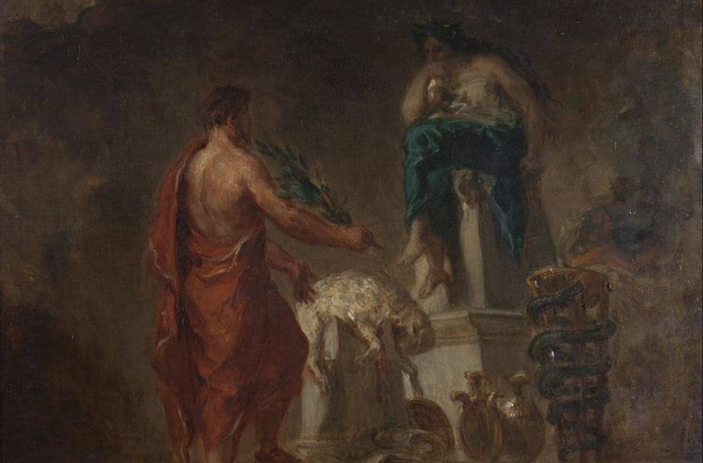 古希腊德尔斐神庙