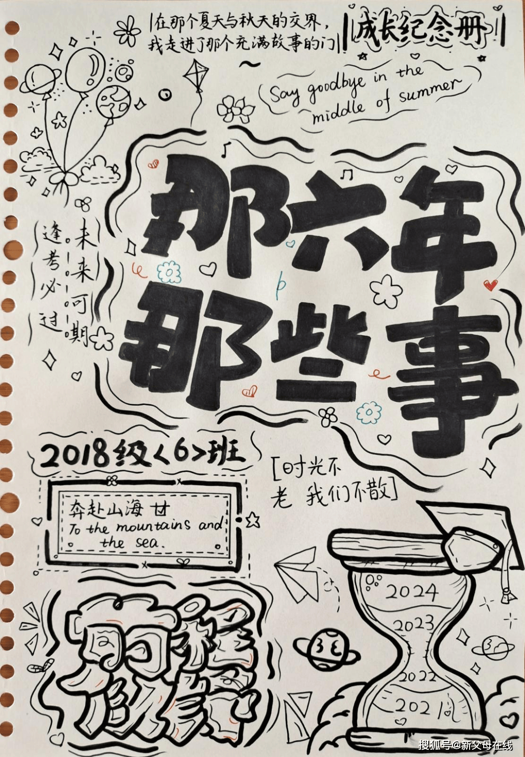 我的孩子马上就要毕业了,最近正在制作《成长纪念册》,我也感慨岁月