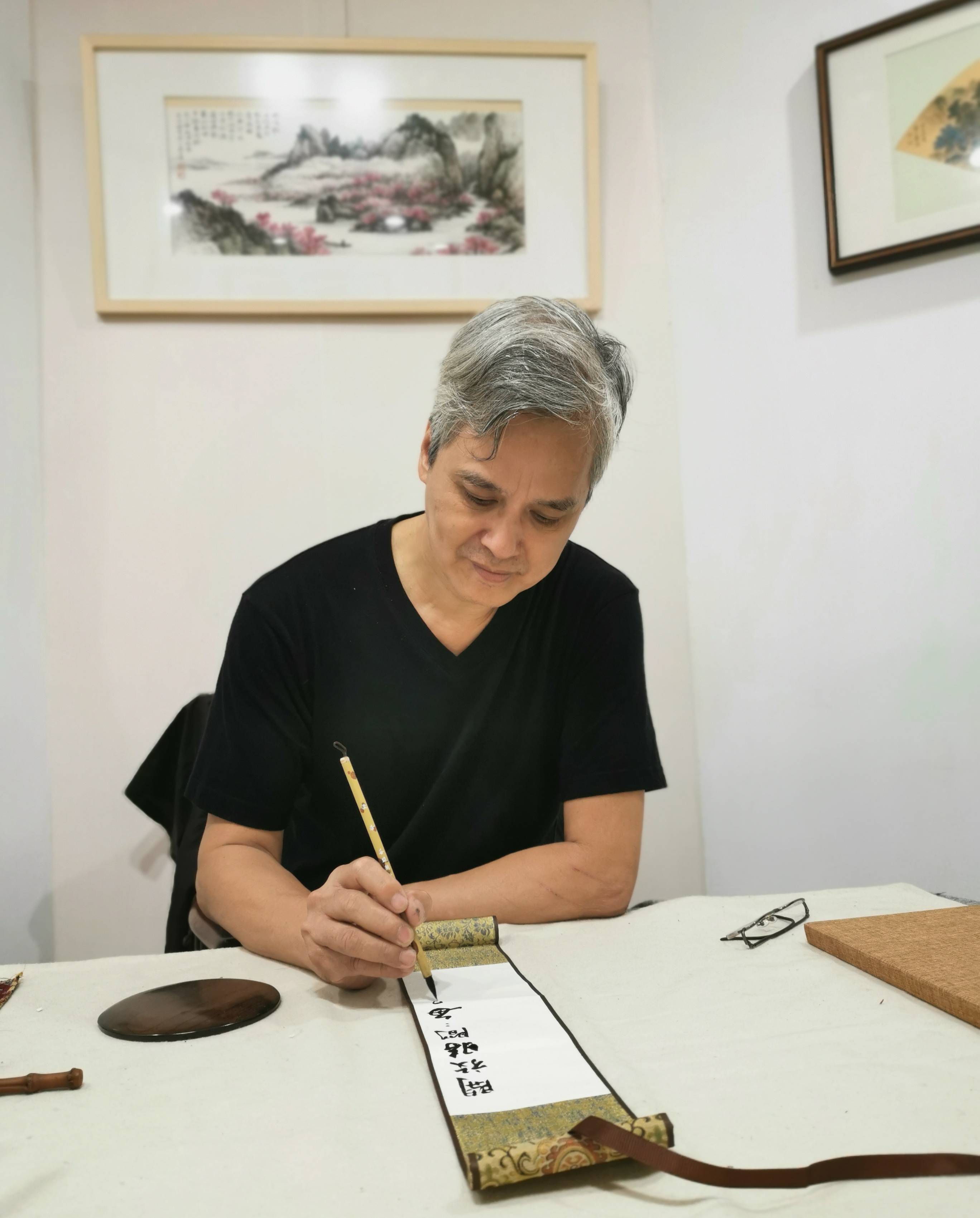 著名画家游于艺老师作品被大会堂收藏