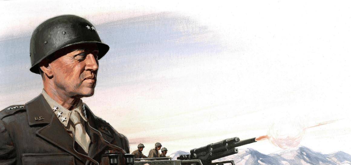 巴顿作为四星上将,为什么感觉比五星上将还出名?