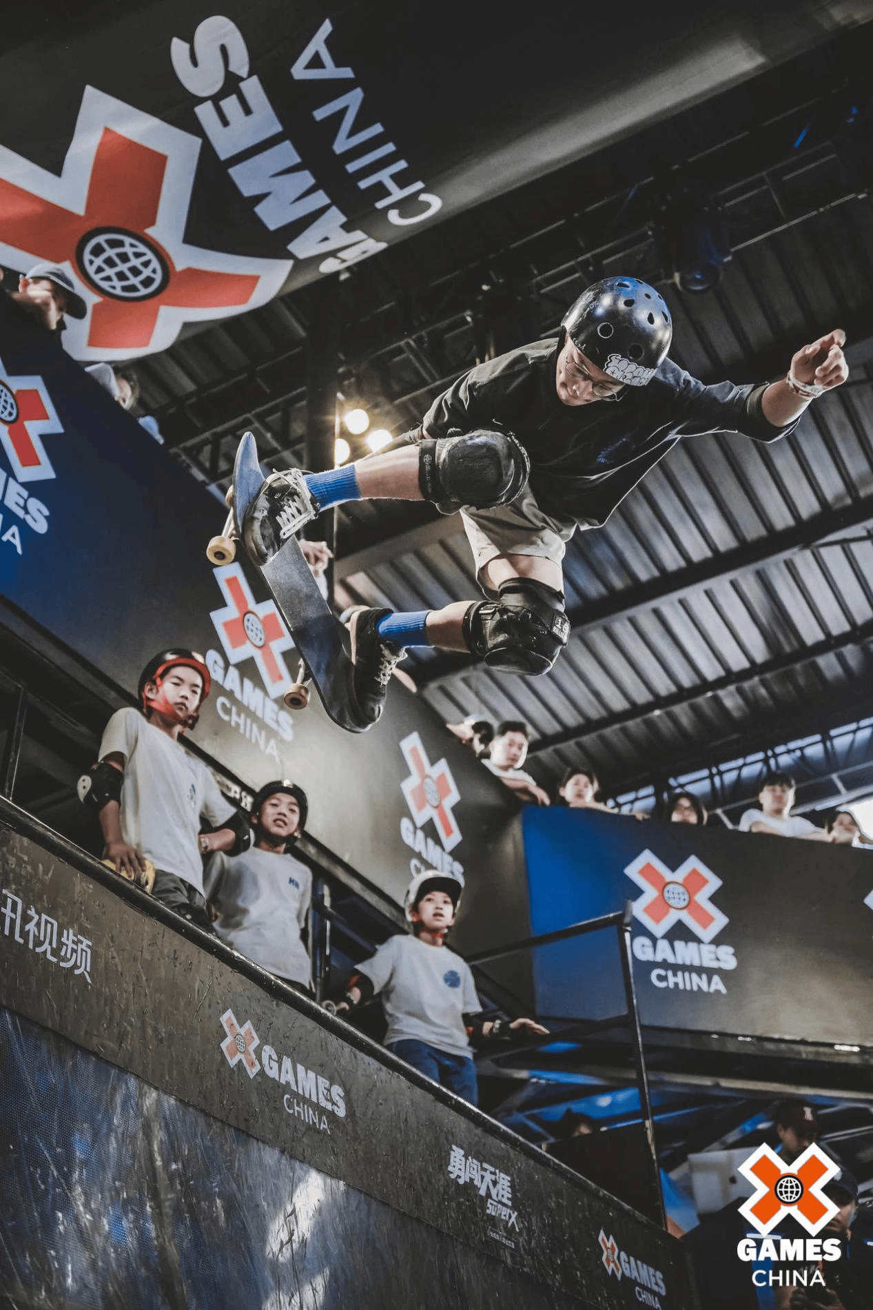 x games china 2024滑板u池巡回赛武汉站圆满落幕 桂茁然领跑