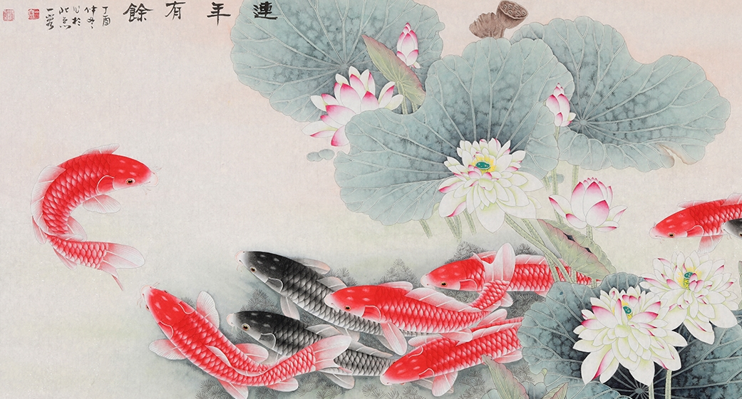 孔雀属阳鸟,百无禁忌,挂在家中可化煞镇宅,更是吉祥如意的象征,这幅