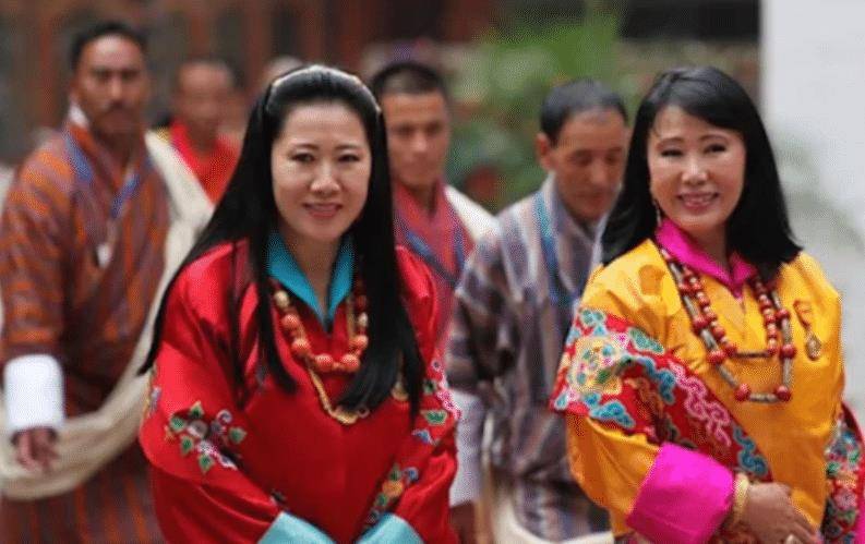 不丹老国王好福气:娶4个姐妹生5个如花似玉的公主,比佩玛还美