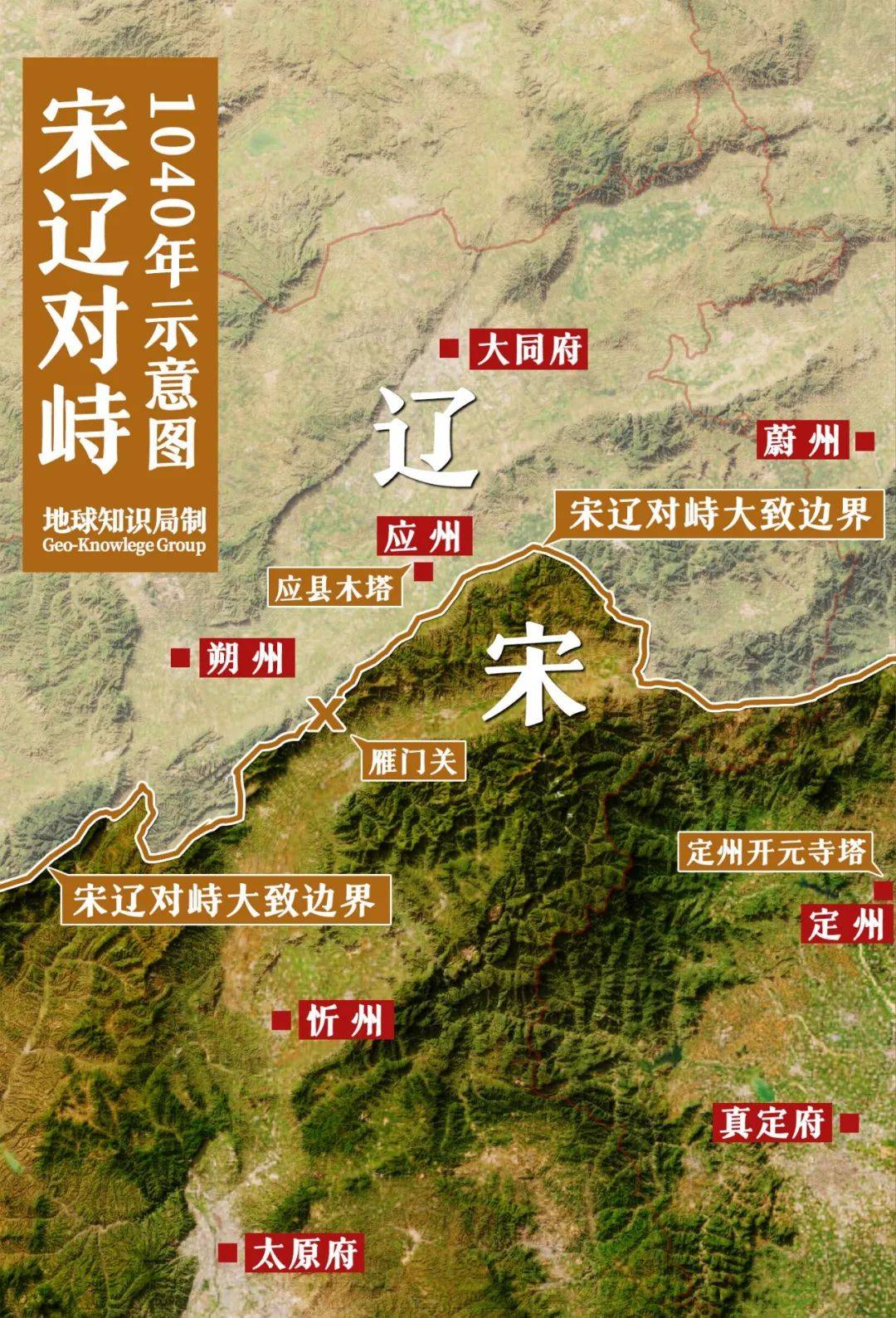 雁门关地理位置图片