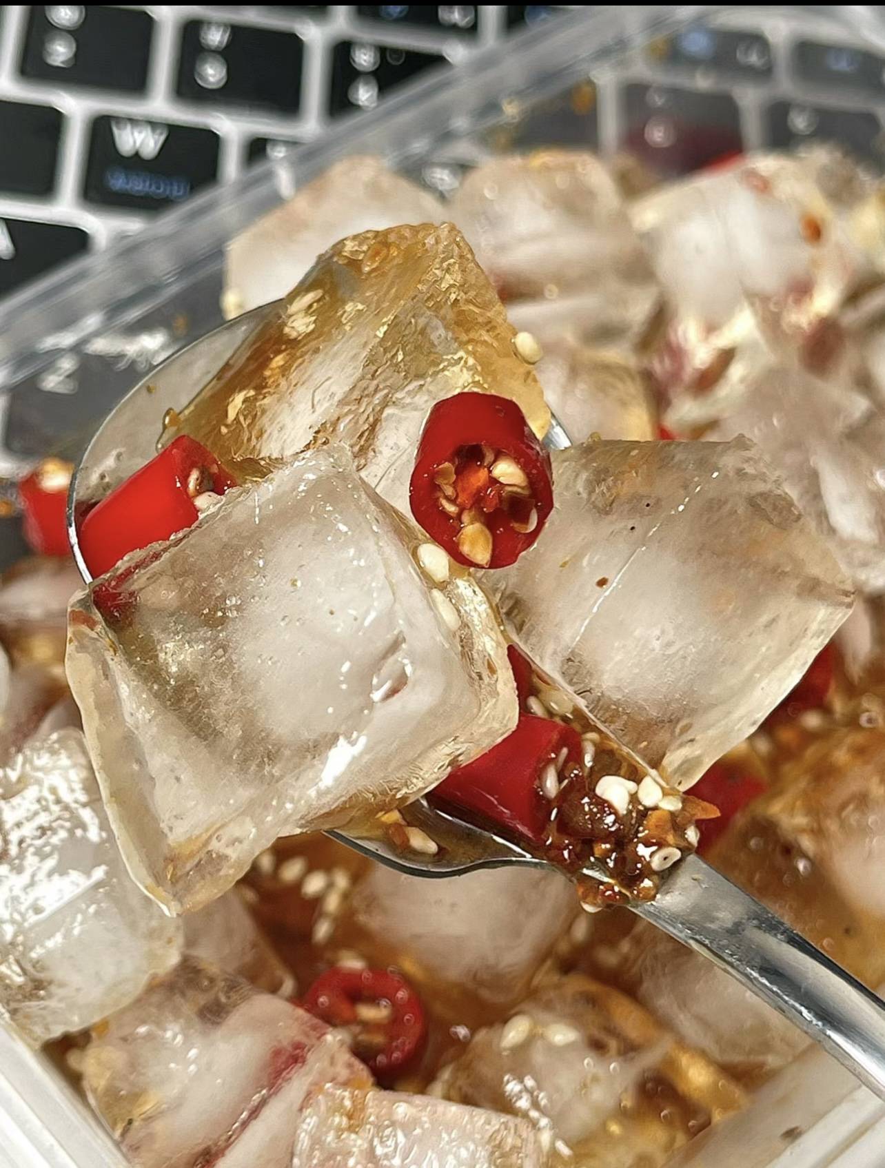 谁发明的,好吃s了_冰粉_水果_冷藏