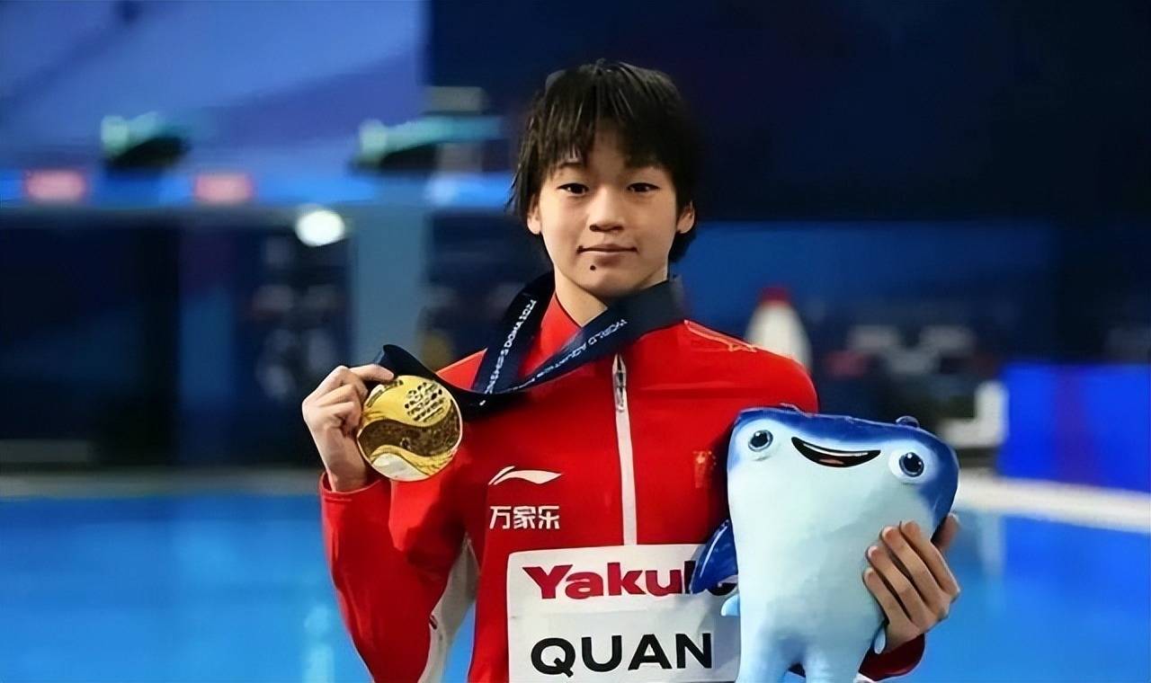 恭喜全红婵,小小愿望将达成,长裙造型惊艳,请注意父亲表态