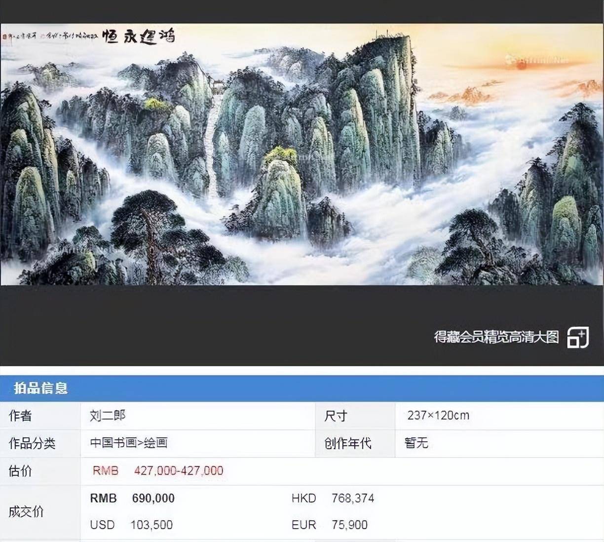 杰出画家刘二郎