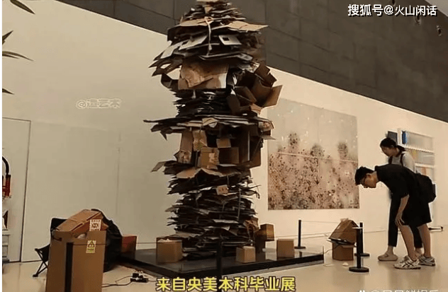 央美毕业展作品形同一坨垃圾,美曰其名"超级蜂巢",评论区炸锅
