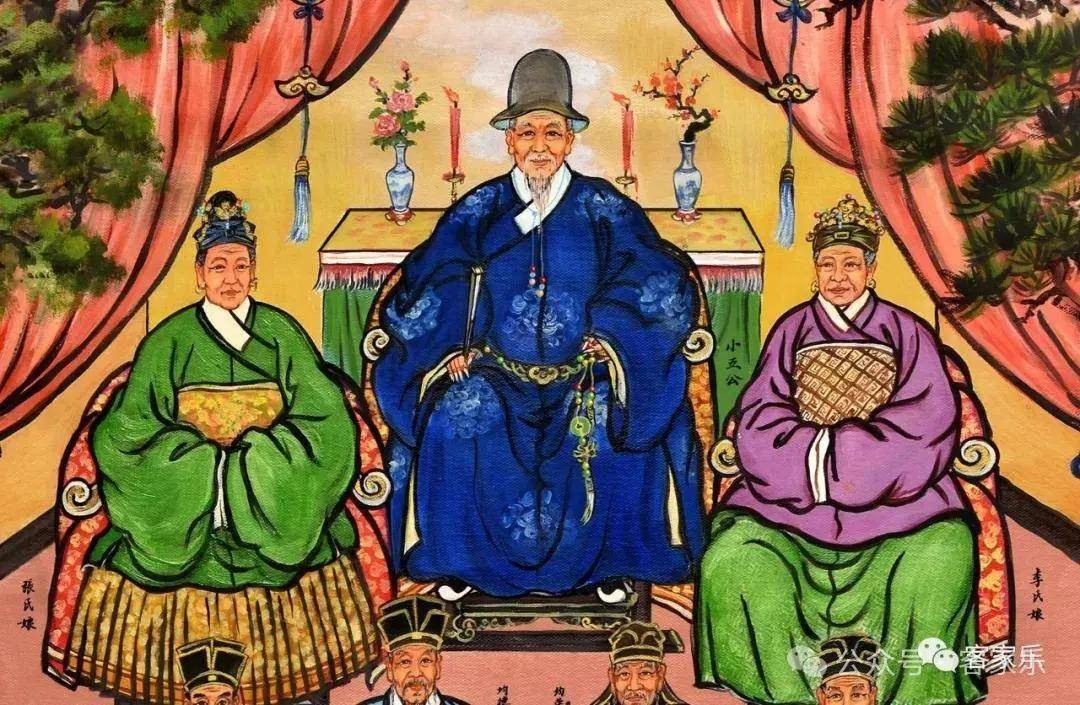 始祖考 小五公 字 念八郎 妣李氏,张氏 生六子公生于宋元群雄争起,境