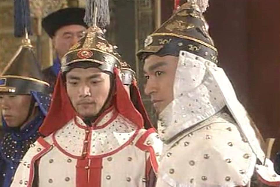 正黄旗旗主阿济格,镶黄旗旗主多铎,正红旗旗主代善,镶红旗旗主岳托,正