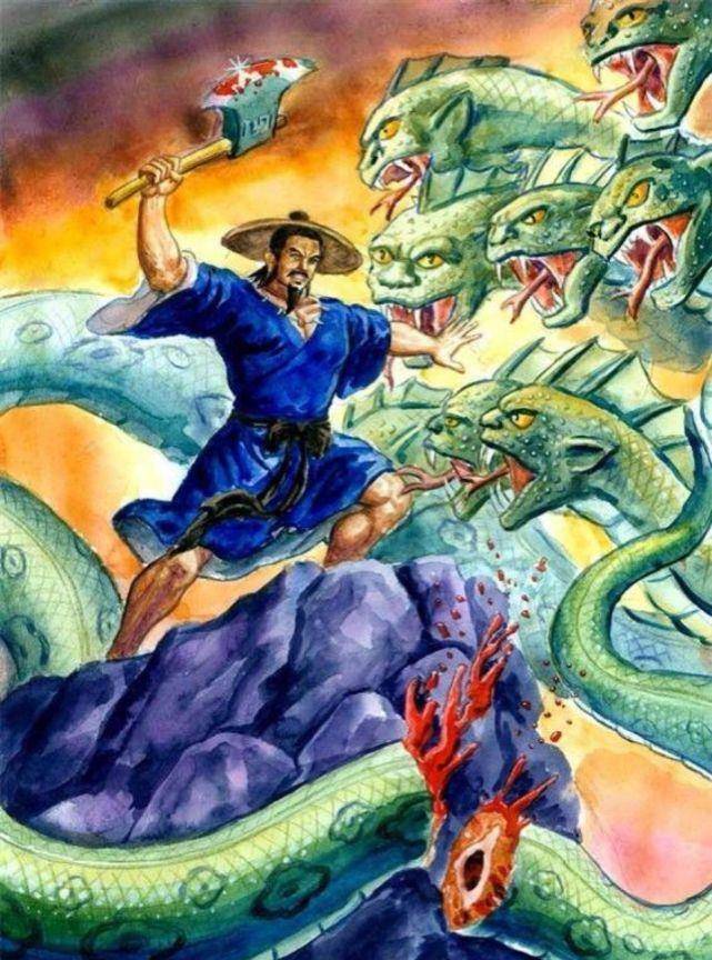 禹的故事:禹杀相柳,大禹治水