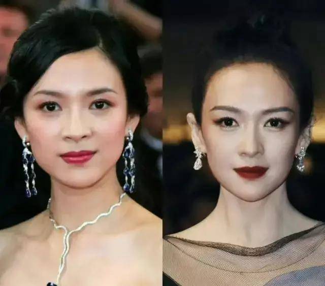 皮相美与骨相美的对比我们聊聊章子怡跟杨幂,都知道,青春才是皮肤好的