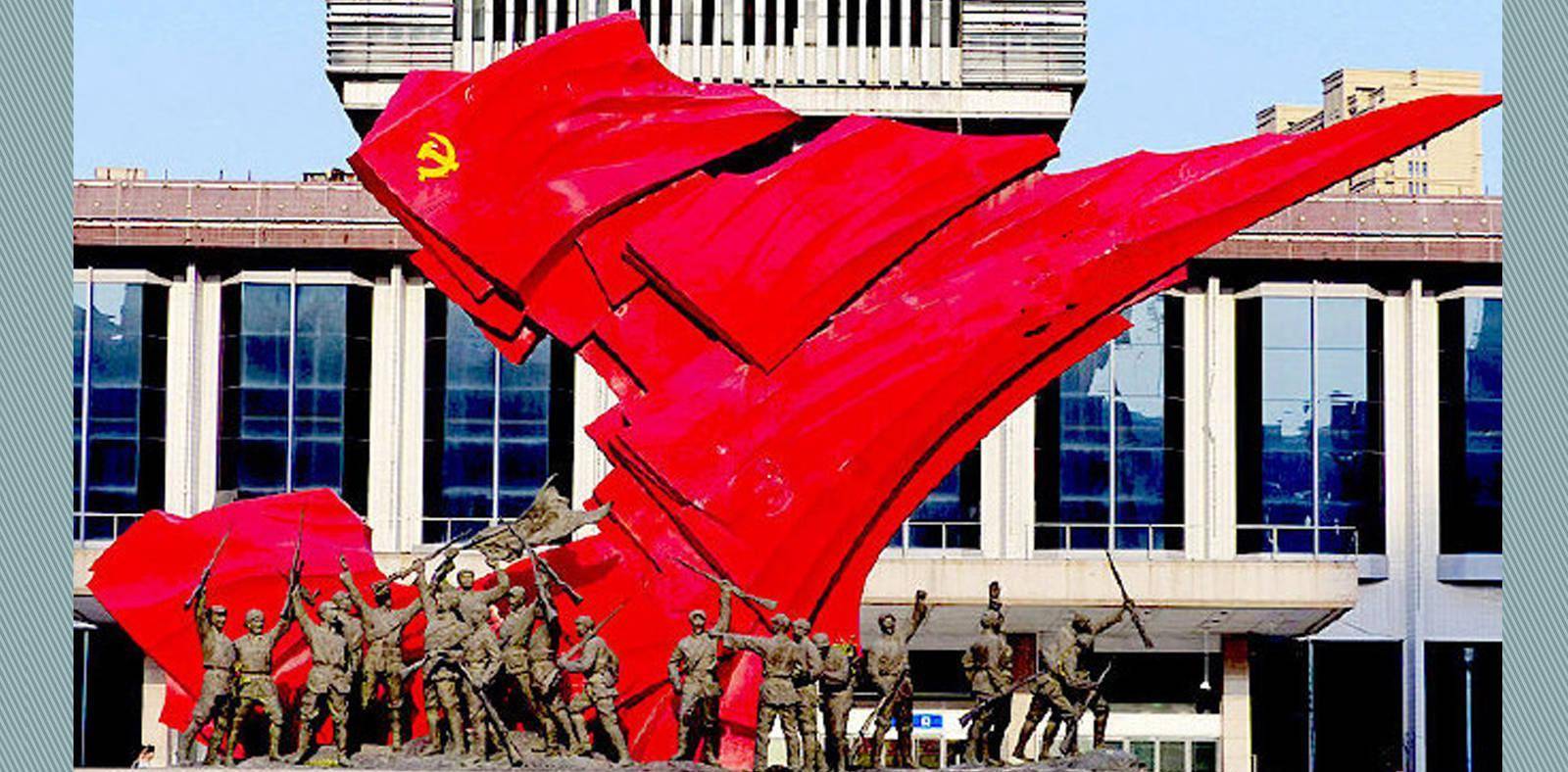 解放石家庄主题雕塑石家庄解放广场