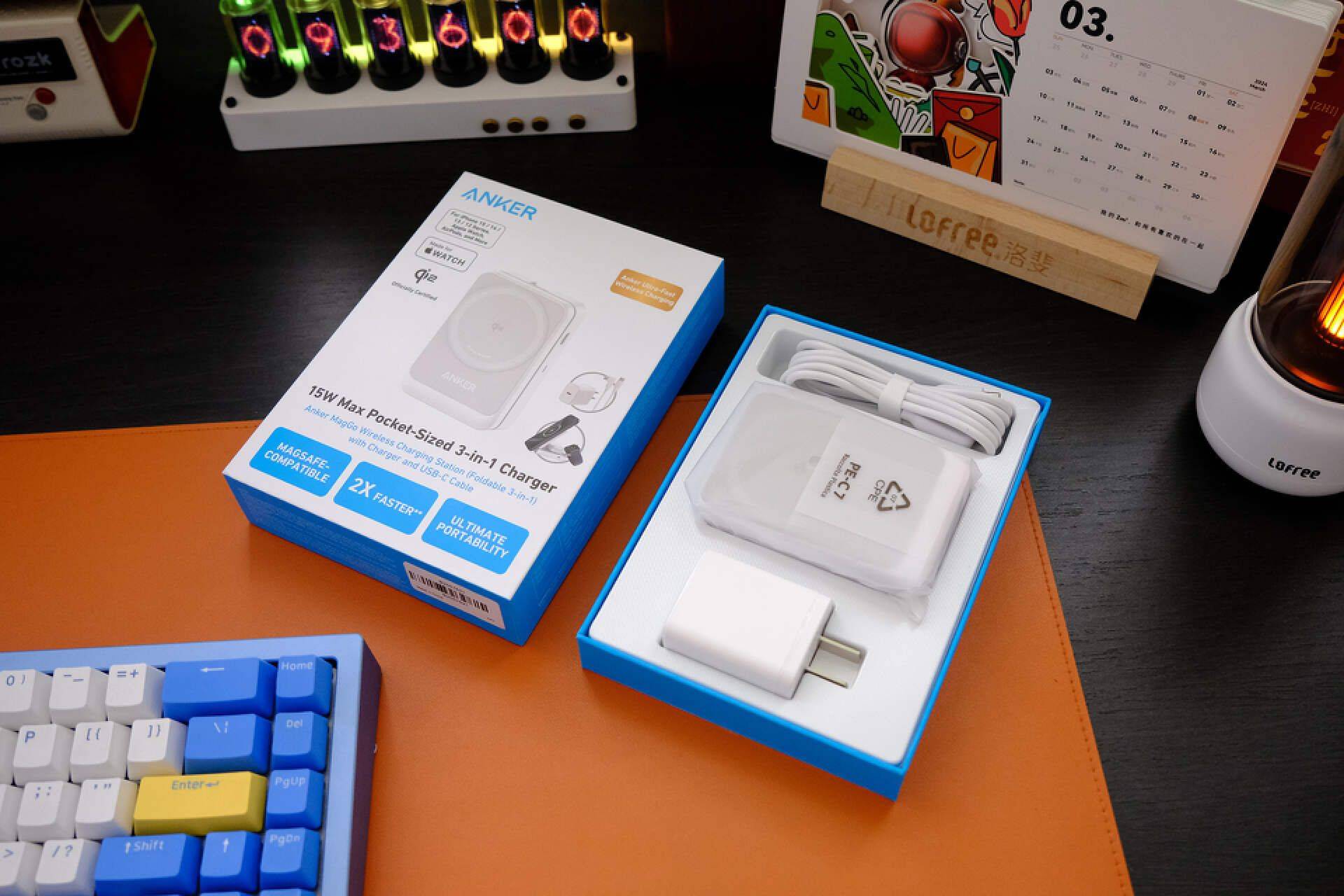 安克maggo三合一充电器轻松应对各种充电场景