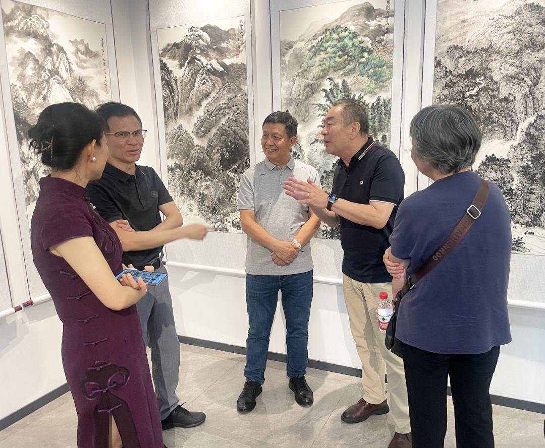 深圳书画艺术院戴培仁工作室资溪写生中国画展开幕