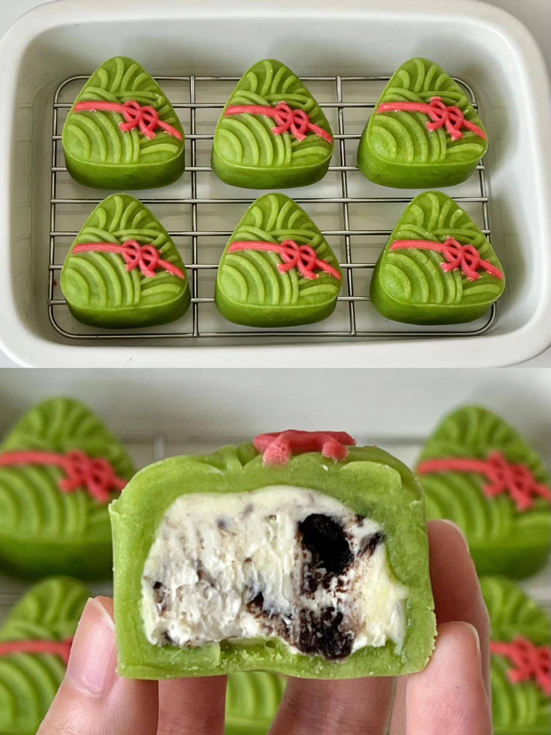 制作馅料:将奶油奶酪和细砂糖放入一个干净的容器中,用电动打蛋器搅拌