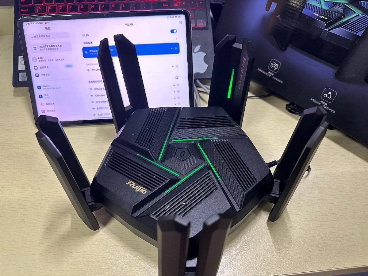 锐捷天蝎BE72 Pro电竞路由器：WiFi7加持，游戏体验再升级