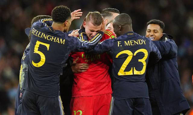 皇马队迎战欧冠决赛:库尔图瓦首发,卢宁替补