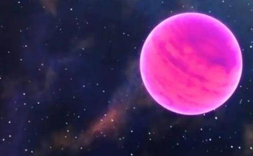 科学家发现一颗美丽的粉色星球,距离我们太阳系大约57光年