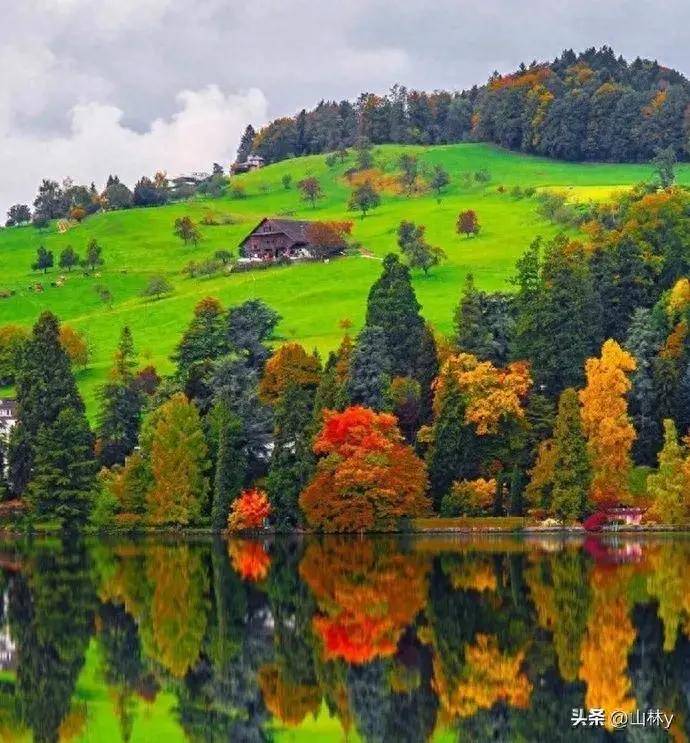 瑞士风光,风景优美,景色迷人