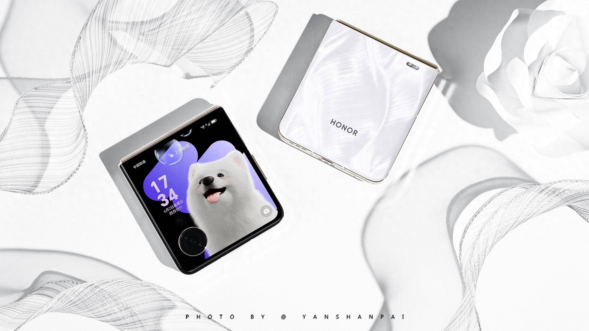 荣耀首款竖折手机,荣耀magic v flip图赏