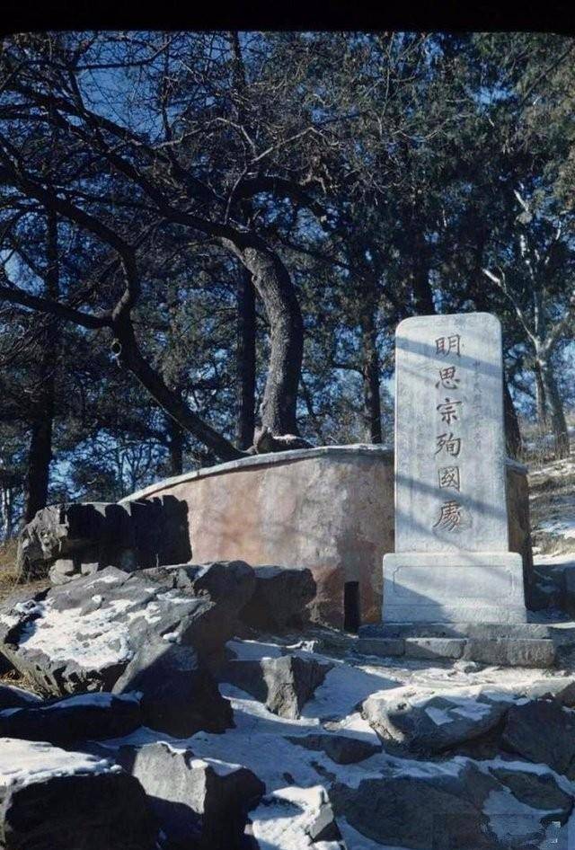 大明皇帝崇祯自缢处:70年代破除迷信,那棵老歪脖子树被连根拔起