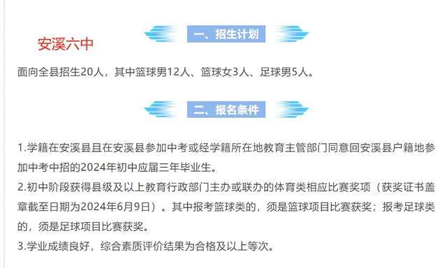 泉州这几所学校自主招生的要求和条件是什么?