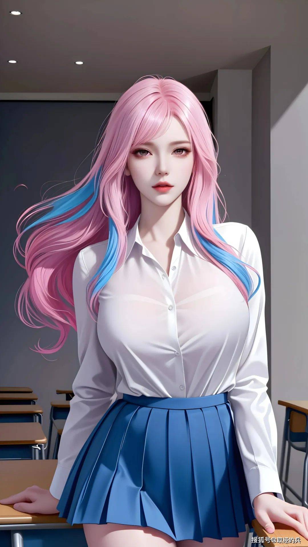 认真变美的jk制服女神波塞西