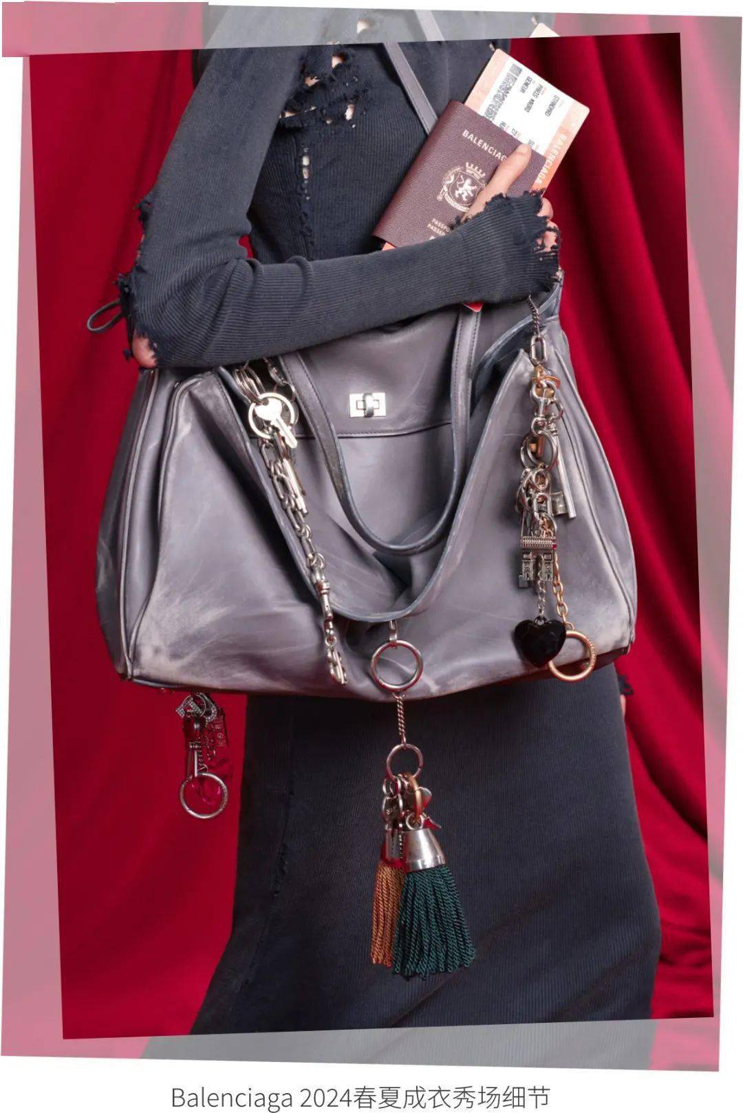 巴黎世家包包该不会成为爱马仕"平替"吧…_rodeo_进行_个性