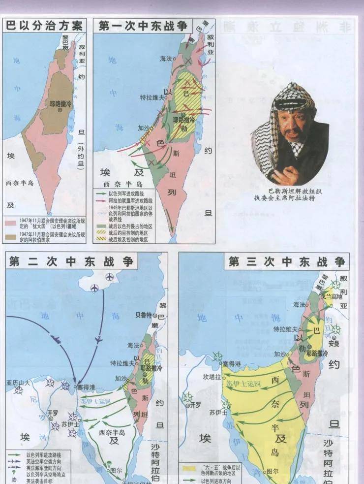 1973年10月,埃及和叙利亚为了收复被以色列占领的西奈半岛和戈兰高地